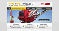 Desktop Screenshot of offshore-crane.com